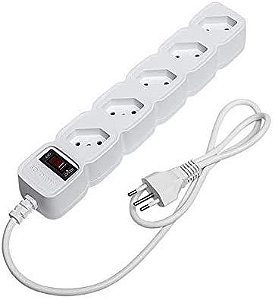 PROTETOR ELETRÔNICO COM 5 TOMADAS EPE 205