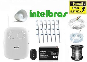 Kit cerca Elétrica Intelbras completo  - 30 metros