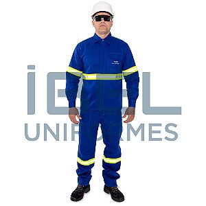 Conjunto Retardante a Chamas - Azul Royal