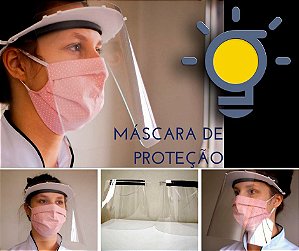 Máscara de Proteção Face Shield (Fabricação Própria)