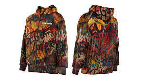 Jaqueta corta-vento grafite