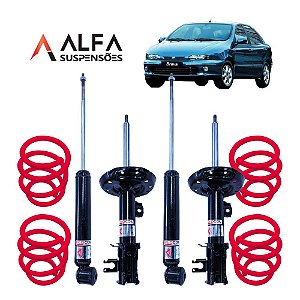 Kit Completo de Suspensão Fixa Esportiva Fiat Brava (1999/2003)