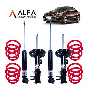 Kit Completo de Suspensão Fixa Esportiva Fiat Linea (2008/2016)