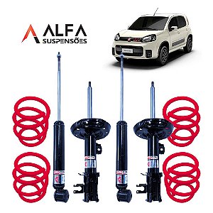 Kit Completo de Suspensão Fixa Esportiva Fiat Uno Novo (2010/...)