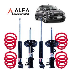 Kit Completo de Suspensão Fixa Esportiva Ford Ka Novo (2011/2013)