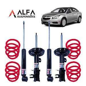 Kit Completo de Suspensão Fixa Esportiva Gm Cruze (2012/2017)