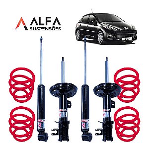 Kit Completo de Suspensão Fixa Esportiva Peugeot 206/207 (1998/...)