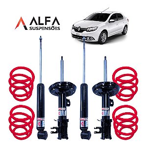 Kit Completo de Suspensão Fixa Esportiva Renault Logan G1 (2008/2013)