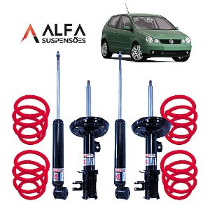 Kit Completo de Suspensão Fixa Esportiva Vw Polo (2003/2014)