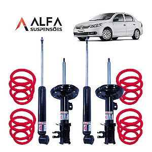 Kit Completo de Suspensão Fixa Esportiva VW Voyage G5+ (2008/...)