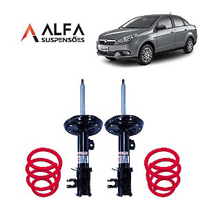 Kit Dianteiro de Suspensão Fixa Esportiva Fiat Grand Siena (2012/...)