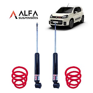 Kit Traseiro de Suspensão Fixa Esportiva Fiat Uno Novo