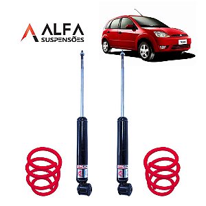 Kit Traseiro de Suspensão Fixa Esportiva Ford Fiesta Rocam (2002/2014)