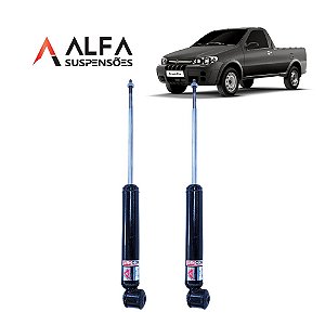 Kit Traseiro de Amortecedores Esportivos Fiat Palio/siena/strada G2/g3/g4 (2000/2015)