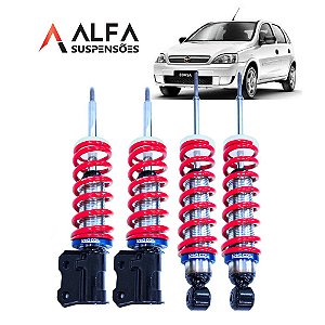 Kit de Suspensão de Rosca Slim Gm Novo Corsa *frente Montana* (2004/2012)