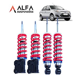 Kit de Suspensão de Rosca Slim Ford Fiesta Rocam (2002/2014)