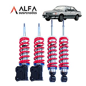 KIT DE SUSPENSÃO DE ROSCA SLIM GM MONZA *COM TELESCOPIOS* (1982/1996)