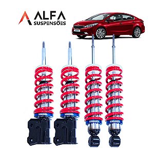 KIT DE SUSPENSÃO DE ROSCA SLIM KIA CERATO (2010/2013) (traseira fixa)