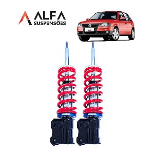 Kit Dianteiro de Suspensão de Rosca Slim Vw Gol, Voyage, Saveiro, Parati G1, G2, G3, e G4 e Santana (todos os Anos)