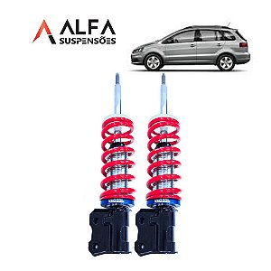 Kit Dianteiro de Suspensão de Rosca Slim Vw Spacefox (2006/...)