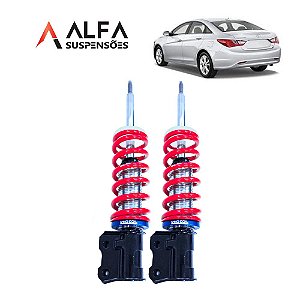 KIT DIANTEIRO DE SUSPENSÃO DE ROSCA SLIM HYUNDAI SONATA (2011/2014