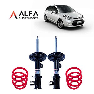 Kit Dianteiro de Suspensão Fixa Esportiva Citroen C3 (2002/...)