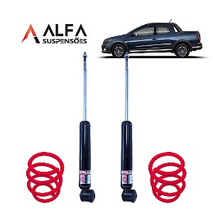 Kit Traseiro de Suspensão Fixa Esportiva Vw Saveiro G5, G6, G7 e G8