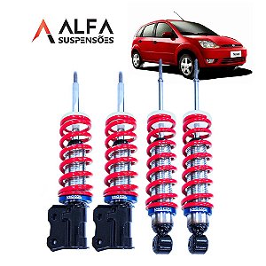 Kit de Suspensão de Rosca Slim Ford Fiesta Rocam (2002/2014)