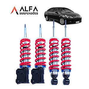 Kit de Suspensão de Rosca Slim Citroen C4 Sedan (2004/2013)