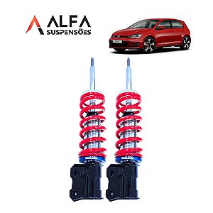 Kit Dianteiro de Suspensão de Rosca Slim Vw Golf Mk7 (2013/...)