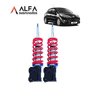 Kit Dianteiro de Suspensão de Rosca Slim Peugeot 206/207 (1998/...)