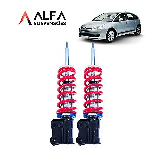 Kit Dianteiro de Suspensão de Rosca Slim Citroen C4 Hatch (2004/2013)