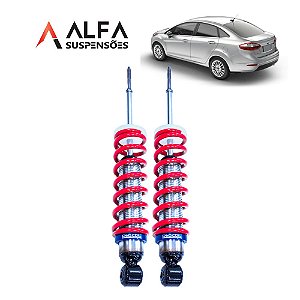 Kit Traseiro de Suspensão de Rosca Slim Ford New Fiesta Sedan