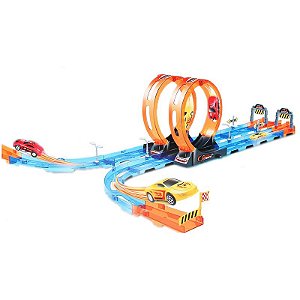 Pista Hot Wheels com Carrinho - Action - Corrida Multiloop - Mattel -  superlegalbrinquedos