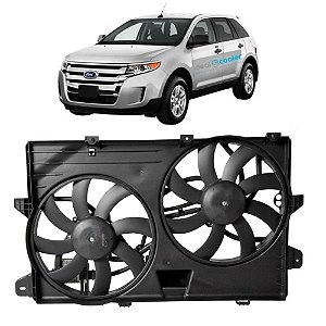 Ventoinha Ford Edge Dupla 3.5 V6 Ano 2008 em Diante S/Módulo