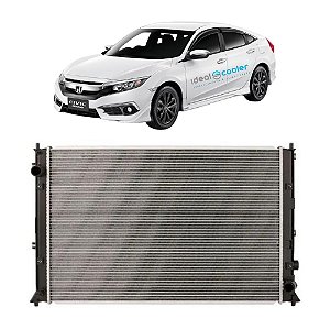 Radiador Honda Civic 1.5 Ano 2017 em diante - Automático