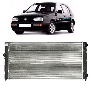 Radiador Golf Alemão 1991 até 1997 1.8/2.0 Com ou Sem Ar