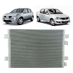 Condensador Sandero Logan 2011 Em Diante Câmbio Automático