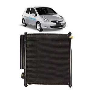 Condensador Honda Fit 2003 até 2008