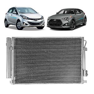 Condensador Ar Condicionado Hyundai Veloster / HB20 1.0/1.6