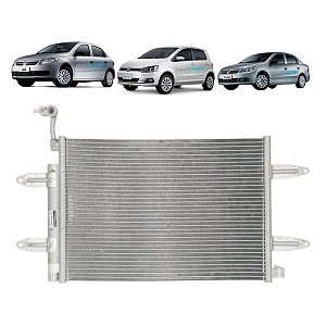 Condensador do Ar VW Polo, Fox, Voyage G5 /G6, Gol G5 / G6