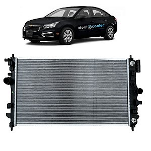 Radiador GM Cruze 1.8 16V Sem Sensor 2012 a 2014 Automático