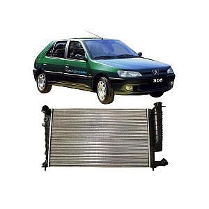 Radiador Peugeot 306, Xsara 1.8 1999 até 2001 Engate Rápido