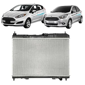 Radiador New Fiesta 1.6, 2.0 Ano 2011 Em Diante