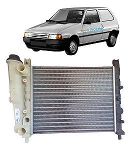 Radiador Uno Premio Elba Fiorino 1.0 1.3 1985 Até 1988