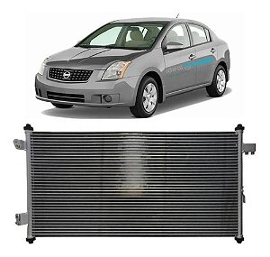 Condensador Ar Cond Nissan Sentra Ano 2008 Em Diante