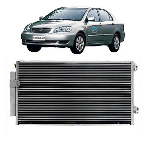 Condensador Ar Condicionado Toyota Corolla 2002 Até 2008