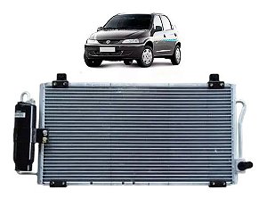 Condensador Celta 2001 A 2006 Com Filtro Secador Novo