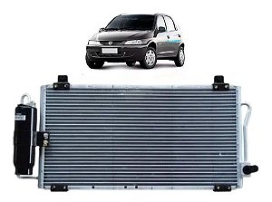 Condensador Celta 2001 A 2006 Sem Filtro Secador Novo