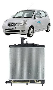 Radiador Kia Picanto 2005 2006 2007 2008 2009 Auto.